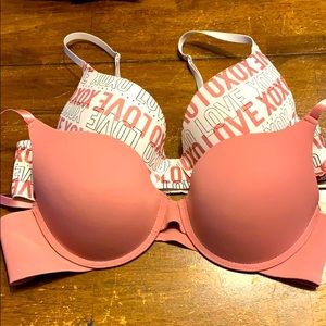 2 pack xoxo bras with push up lift